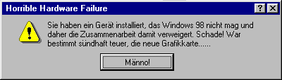 Windos-Fehlermeldung 8